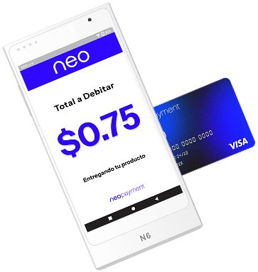 N6 NeoPayment procesando tarjeta